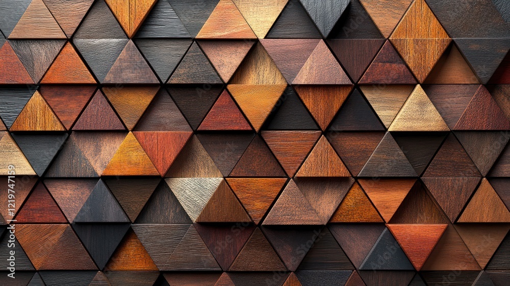 Triangle wood pattern. Triangle wood pattern.