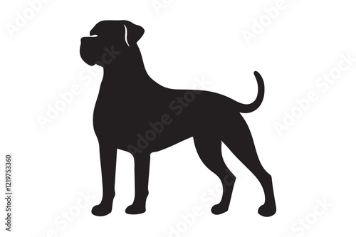 Dog silhouette