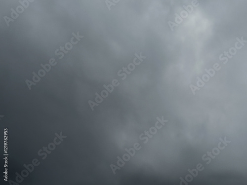 Photography stormy sky with grey clouds