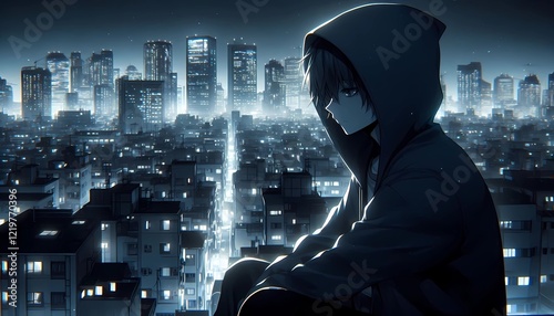Lonely anime guy thinks his life is meaningless