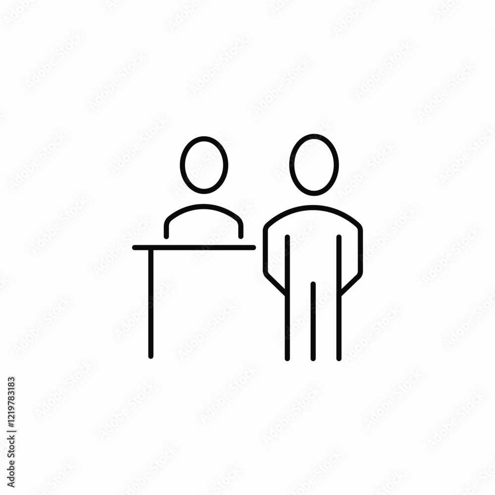 customer advocate icon sign vector customer advocate icon sign vector