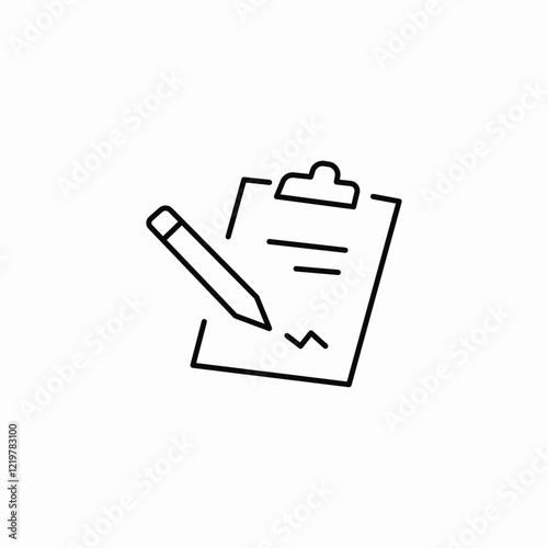 contract agreement icon sign vector