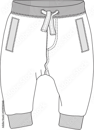 Toddler shorts with front zipper closure and double back pockets for casual wear
