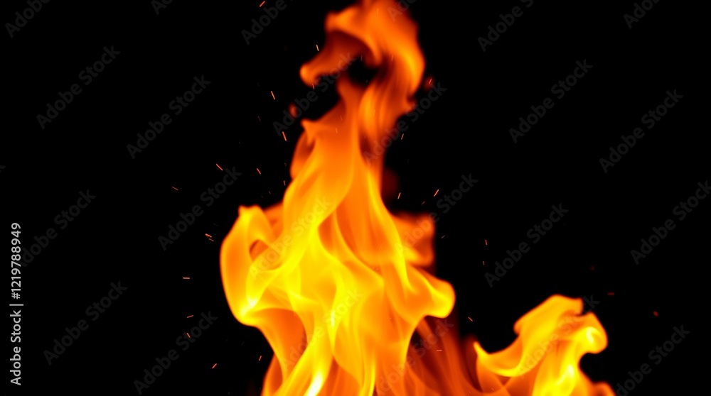 Fire Effect Suitable for Photoshop Screen mode SET_1