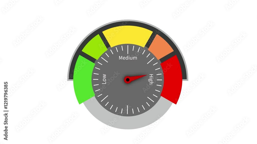 Maximum reading of speedometer or gauge animation. Maximum reading of speedometer or gauge animation.