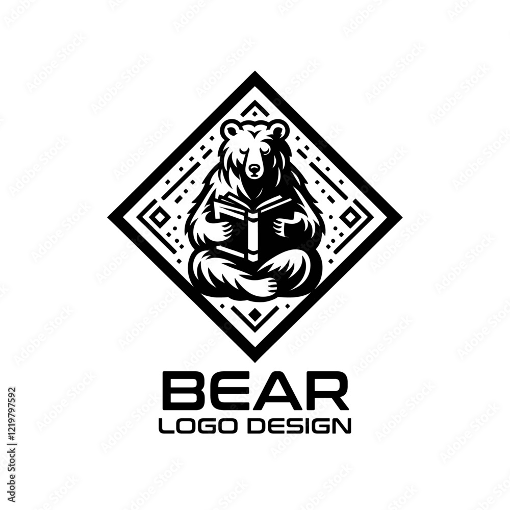 Bear Vector Logo Design Bear Vector Logo Design