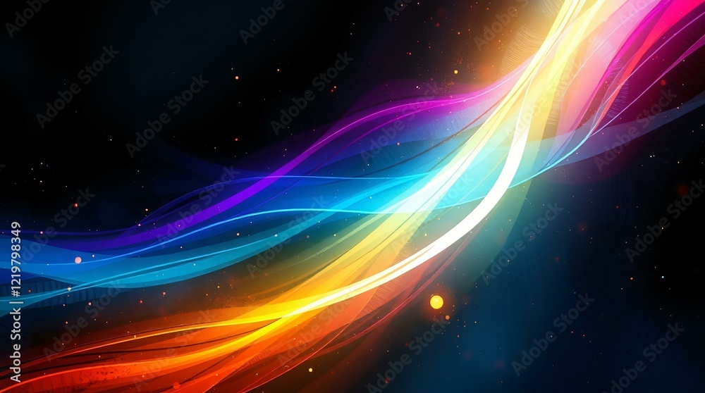 Obraz premium Magic Energy Effect Suitable for Photoshop Screen mode SET_2