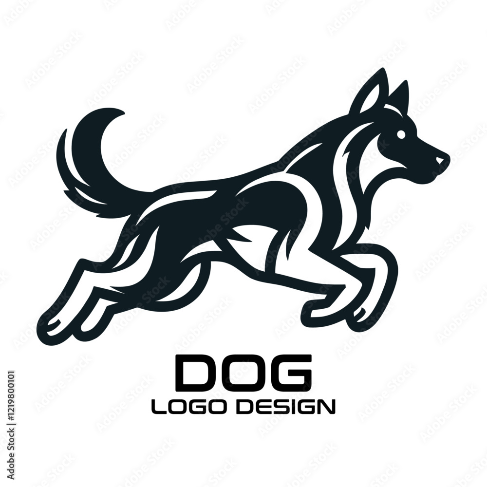 Obraz premium Dog Vector Logo Design