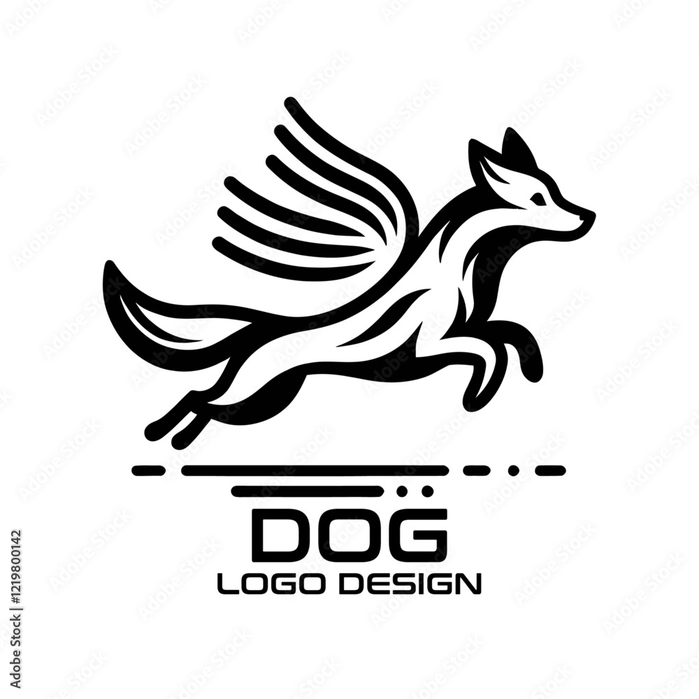 Obraz premium Dog Vector Logo Design