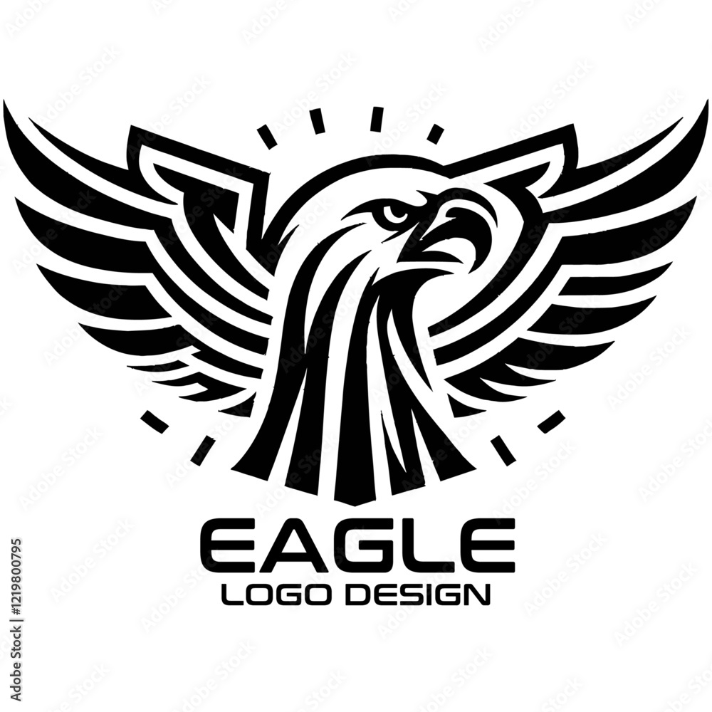 Obraz premium Eagle Vector Logo Design