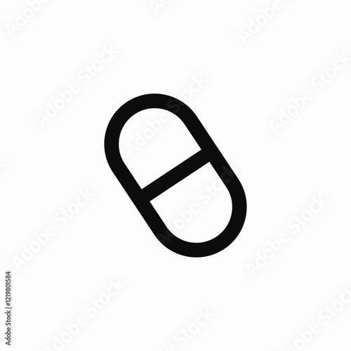 capsule medicine icon sign vector