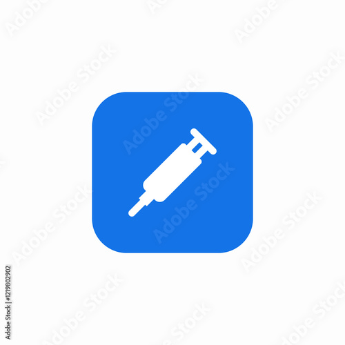 medical injection icon sign vector