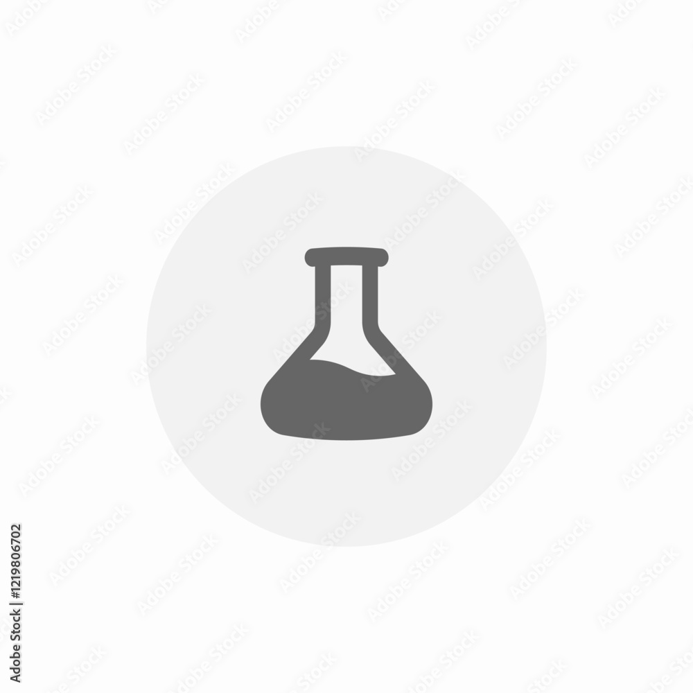 chemistry container icon sign vector chemistry container icon sign vector