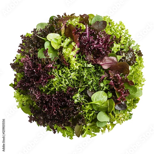 Vibrant Fresh Salad Display for Healthy Eating Inspiration