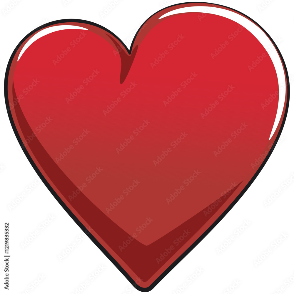 Cute heart vektor illustration, work of hand drawn Cute heart vektor illustration, work of hand drawn