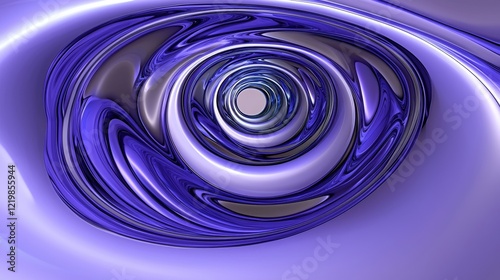 Abstract Swirling Purple Co...