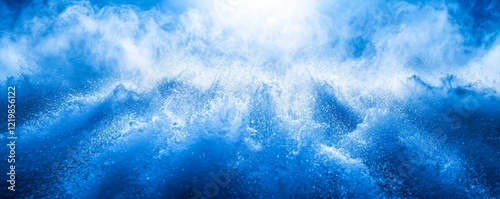 Blue Smoke and Dust Explosi...