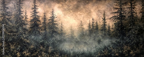 Enchanted Forest Oil on Can...