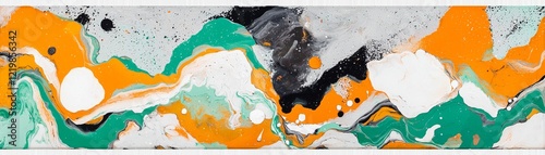 Fluid Acrylic Pour Painting...
