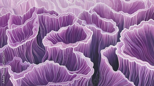 Purple Coral Reef Abstract ...