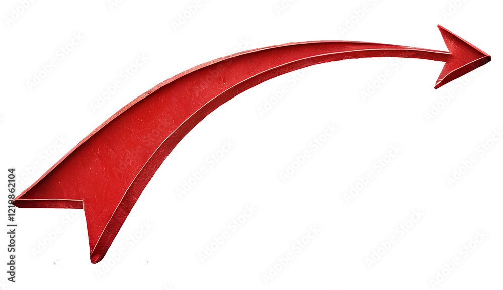 red arrow up isolated on white background.
red arrow up isolated on white background.