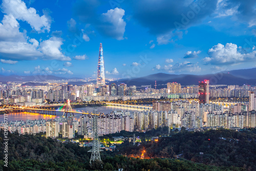 view of Seoul City  South Korea