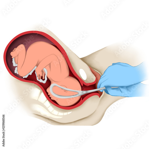 Fotografía birth n with forceps