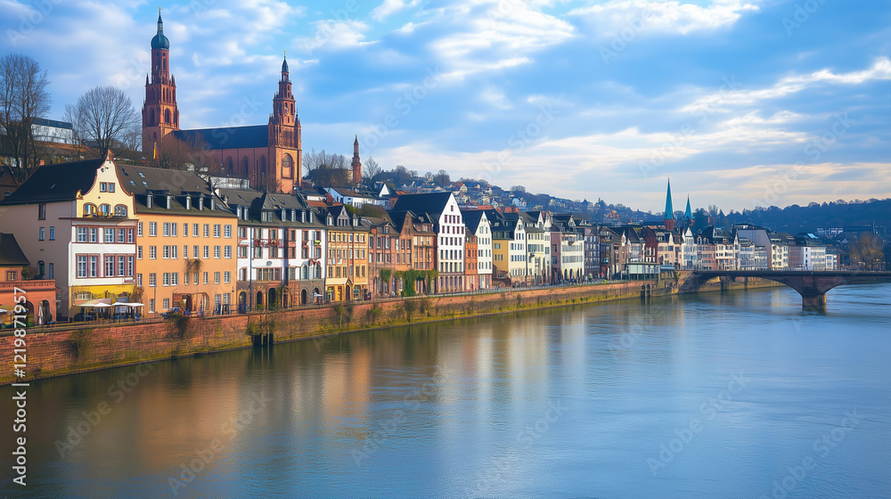 Naklejka premium The free seminar, hosted in Germany's classical university city, offers insights into tax filing, asset allocation, and financial optimization for businesses and individuals.