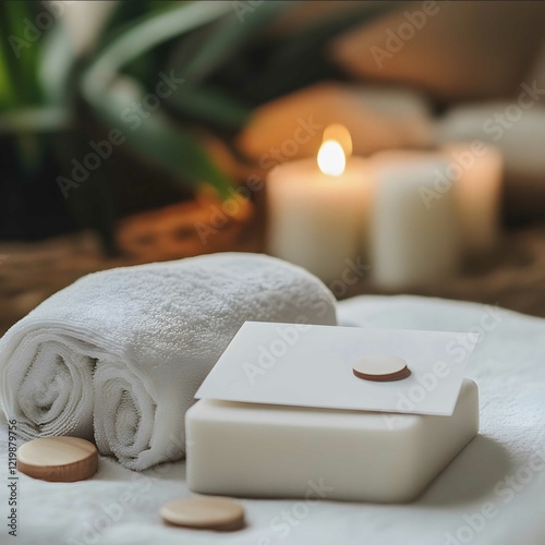 massage therapist voucher implementing the name by Kate simple but classy minimalistic in a A4 shape formprinting