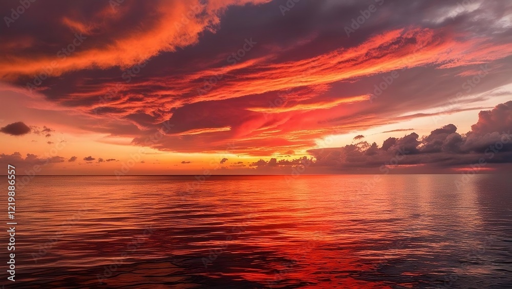 Obraz premium sunset over the sea
