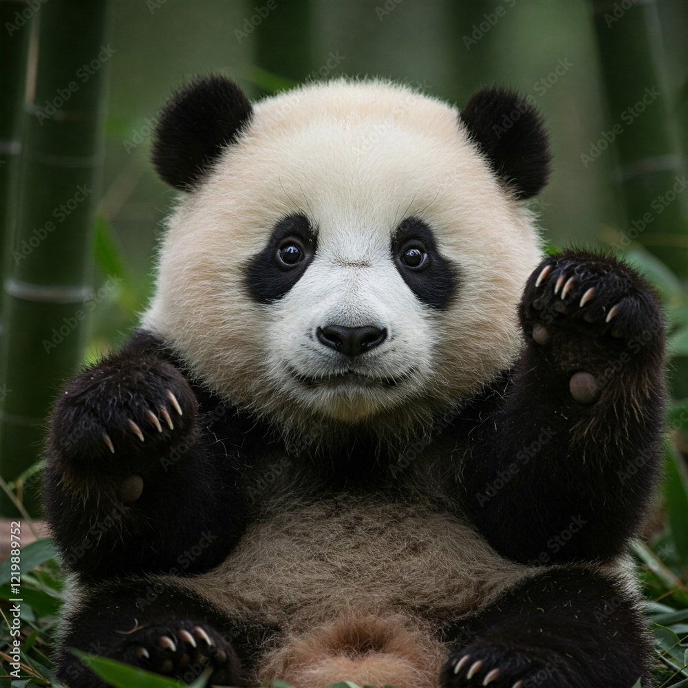 Obraz premium Panda Baby