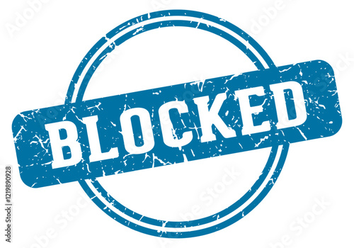 blocked stamp