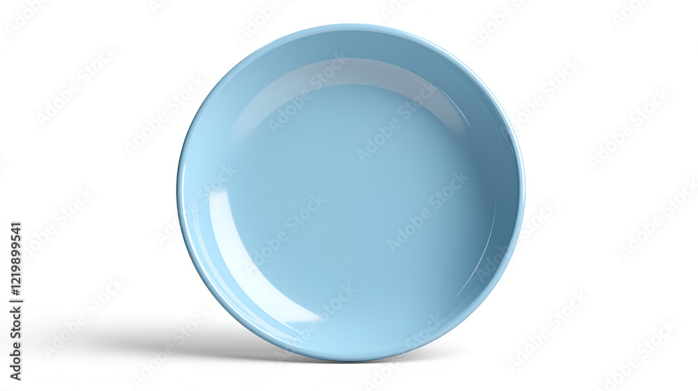 Empty light blue ceramic bowl isolated on white background. Perfect for food photography or restaurant menus. Empty light blue ceramic bowl isolated on white background. Perfect for food photography or restaurant menus.