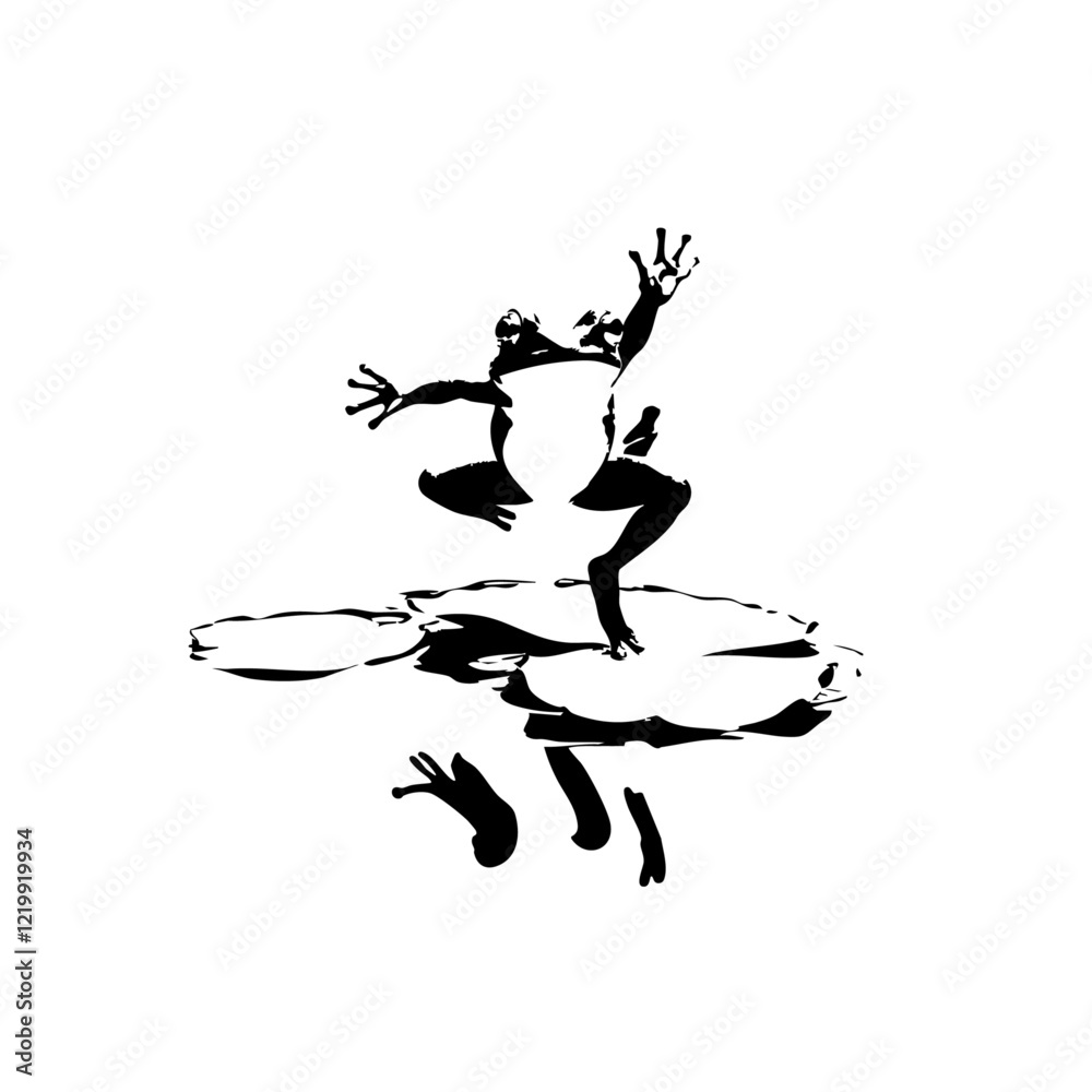 Frog Vector Logo Design