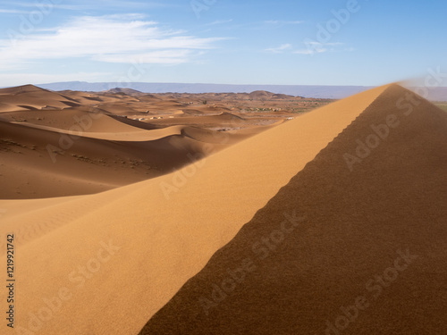 Sahara panorama in Morocco