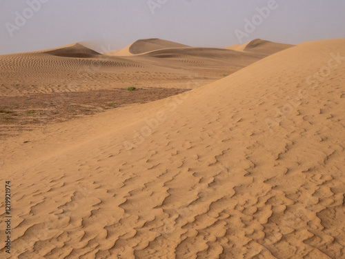 Sand Texture and Dunes - Sahara Desert, Morocco