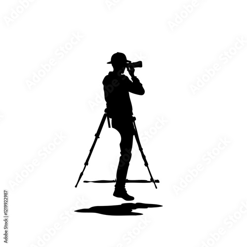 Nature Photographer Vector Logo Design
