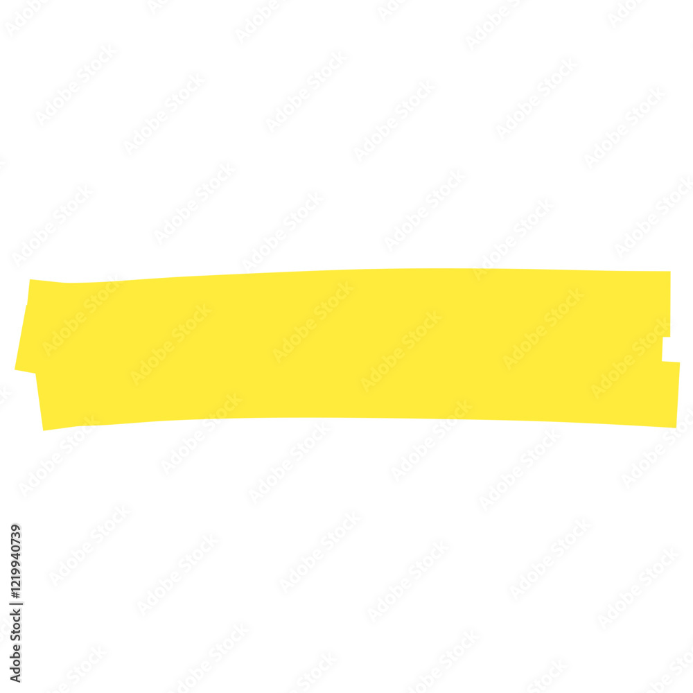 Yellow Brush strokes vector.text boxes. Paintbrush collection. Grunge design elements
