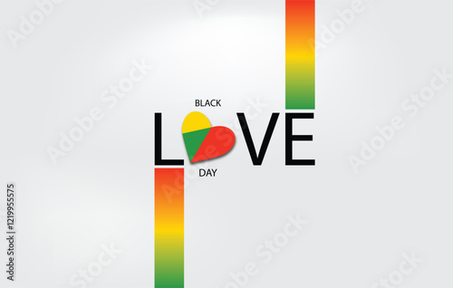Illustration celebrating Black Love Day
