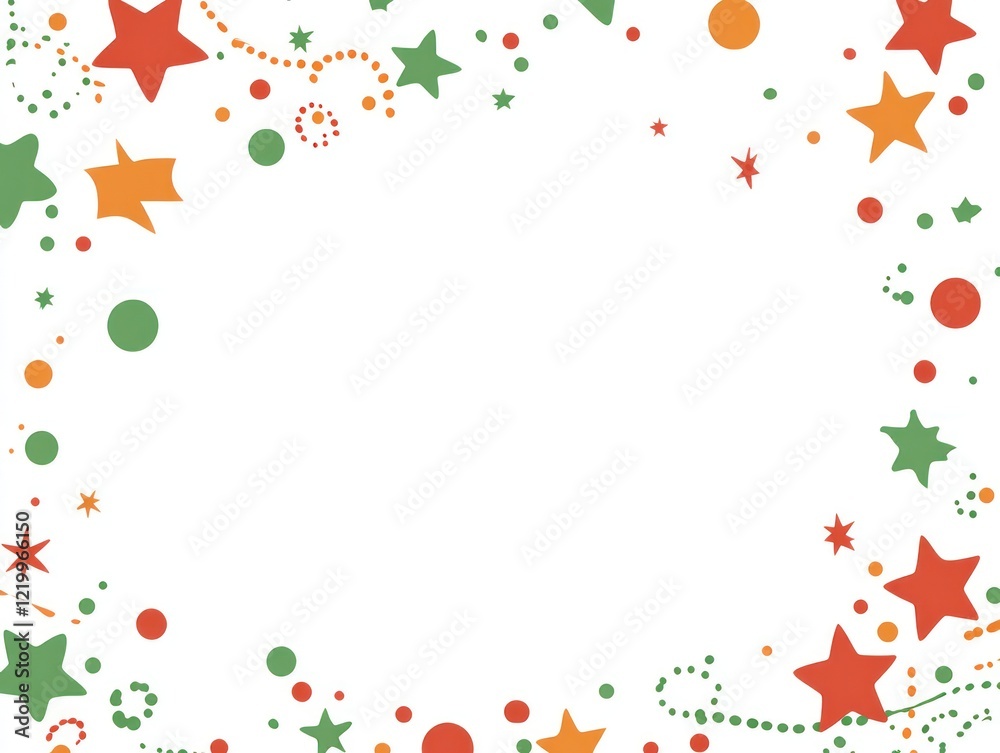 Joyful Starburst: A Playful Celebration Frame Joyful Starburst: A Playful Celebration Frame