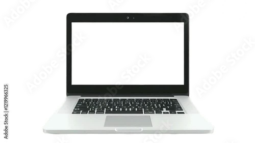 laptop isolated on white background