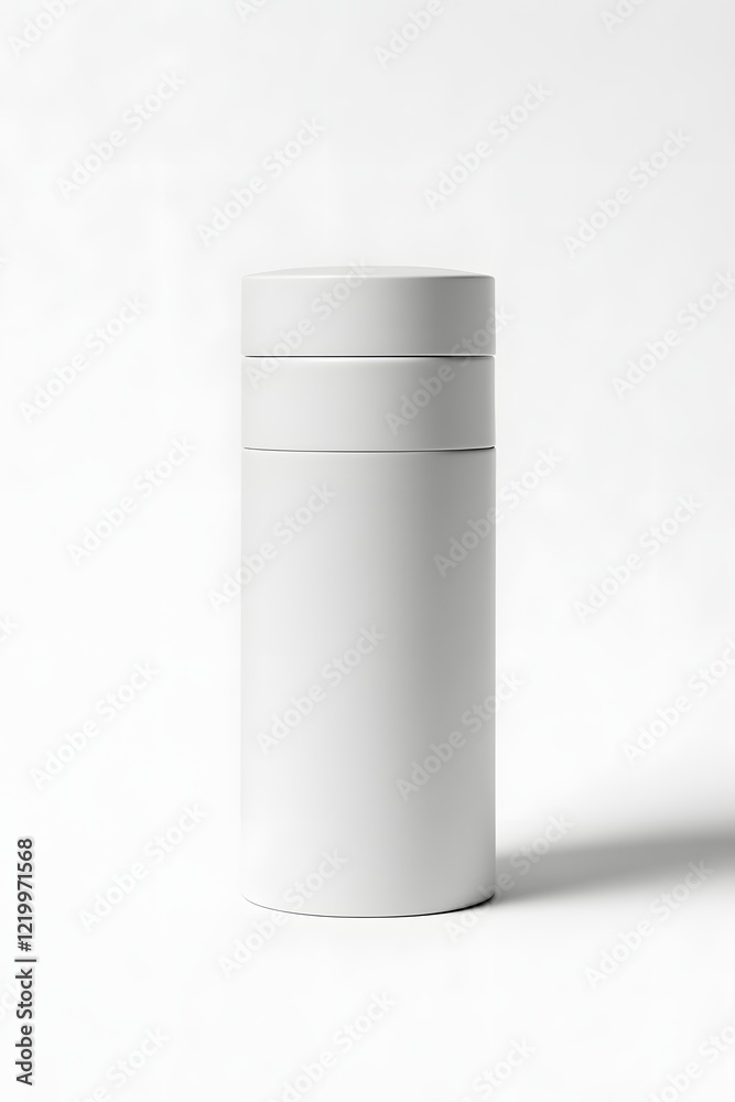 The skincare brand features a minimal and modern design, generation AI The skincare brand features a minimal and modern design, generation AI