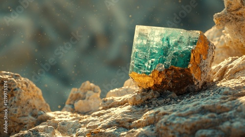 Desert sunrise, fluorite crystal discovery, geology