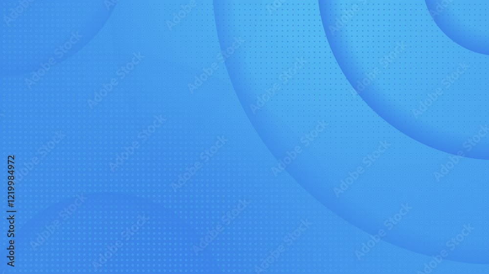 Modern tech corporate background with circles motion design looped