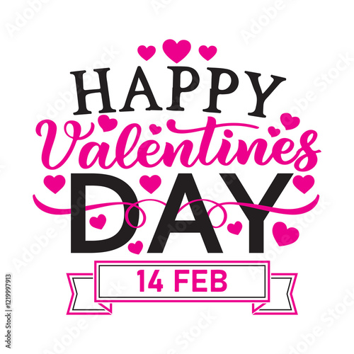 Celebrate love with this festive Valentine's Day design featuring hearts, elegant typography, and a transparent background. Perfect for expressing affection and creating a romantic atmosphere.