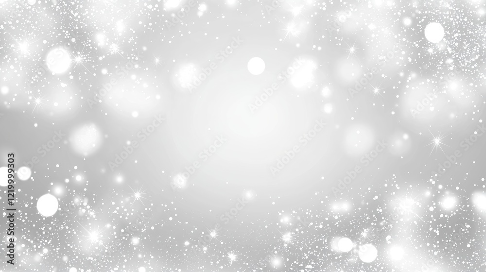 Silver bokeh background, sparkling particles, bright, website design Silver bokeh background, sparkling particles, bright, website design