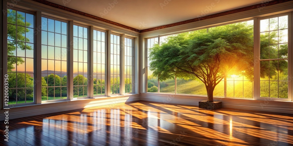 Empty Room Sunlight Morning Tree Long Exposure 3D Render - Architectural Visualization, Interior Design, 3D Rendering, Photorealistic, Empty Space, Empty Room Sunlight Morning Tree Long Exposure 3D Render - Architectural Visualization, Interior Design, 3D Rendering, Photorealistic, Empty Space,