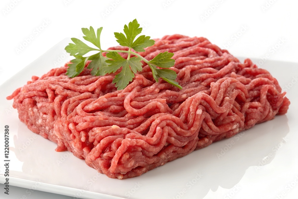 Raw minced beef uncooked meat over board
Raw minced beef uncooked meat over board