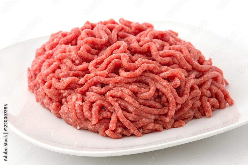 Raw minced beef uncooked meat over board
Raw minced beef uncooked meat over board