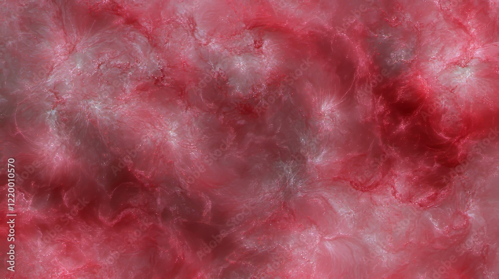 Abstract Red Nebula Cosmic Cloud Formation Abstract Red Nebula Cosmic Cloud Formation